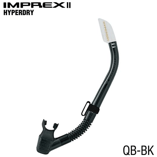 TUSA Black / Black TUSA SP460 IMPREX II HYPERDRY Snorkel