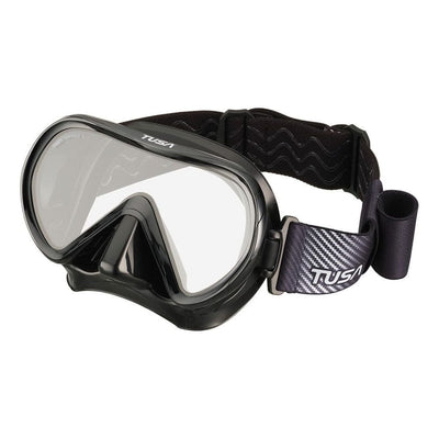 TUSA Black / Black TUSA M1011F Ino Mask with Fabric Strap