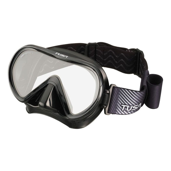 TUSA Black / Black TUSA M1011F Ino Mask with Fabric Strap