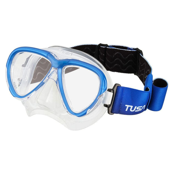 TUSA Fishtail Blue TUSA M2004 Intega Mask with Fabric Strap