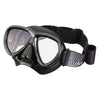 TUSA Black / Black TUSA M2004 Intega Mask with Fabric Strap