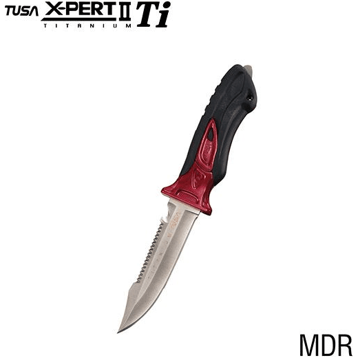 TUSA FK940 X-Pert II Knife Titanium - The ScubaDiving Gear Store