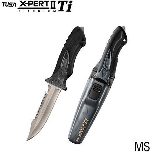 TUSA FK940 X-Pert II Knife Titanium - The ScubaDiving Gear Store