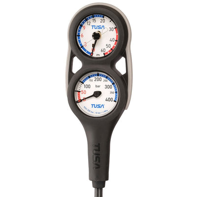 TUSA SC0202 Twin Pressure Gauge - The ScubaDiving Gear Store