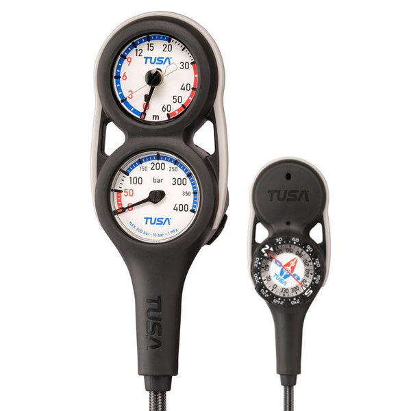 TUSA SC0301 Triple Pressure Gauge - The ScubaDiving Gear Store