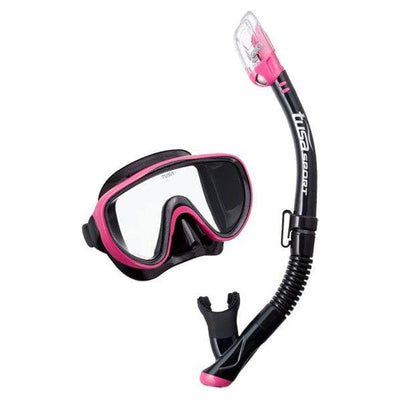 TUSA SPORT UC1625 Mask and Snorkel Set ADULT Black Series - The ScubaDiving Gear Store