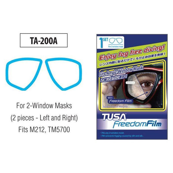 TUSA TA200 Anti-Fog Film - Twin Lens - The ScubaDiving Gear Store