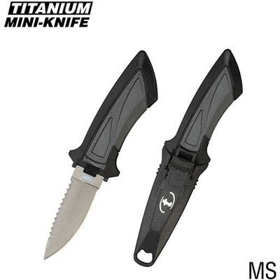 TUSA Metallic Silver TUSA FK14 Mini BC Knife