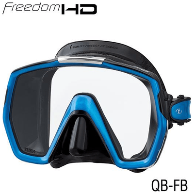 TUSA Black / Fishtail Blue TUSA M1001 Freedom HD Mask