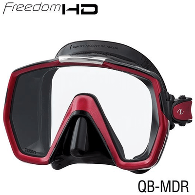 TUSA Black / Metallic Dark Red TUSA M1001 Freedom HD Mask