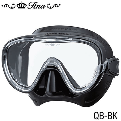 TUSA Black / Black TUSA M1002 Freedom Tina Mask