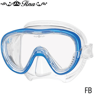 TUSA Fishtail Blue TUSA M1002 Freedom Tina Mask