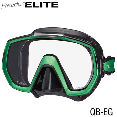 TUSA Black / Energy Green TUSA M1003 Freedom ELITE Mask