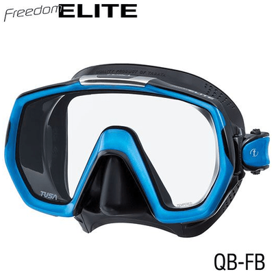 TUSA Black / Fishtail Blue TUSA M1003 Freedom ELITE Mask