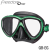 TUSA Black / Energy Green TUSA M211 Freedom One Mask