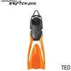 TUSA Large / Transparent / Energy Orange TUSA SF0107 HyFlex SWITCH PRO Fins