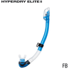 TUSA Fishtail Blue TUSA SP0101 HYPERDRY ELITE II Snorkel