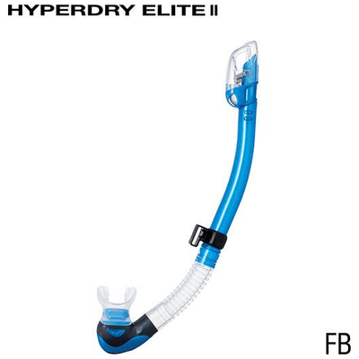 TUSA Fishtail Blue TUSA SP0101 HYPERDRY ELITE II Snorkel