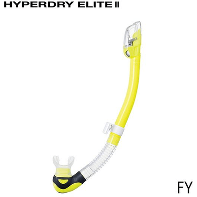 TUSA Flash Yellow TUSA SP0101 HYPERDRY ELITE II Snorkel