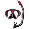 TUSA Black / Metallic Red TUSA SPORT UC0106 X-Plore Mask and Snorkel Set ADULT