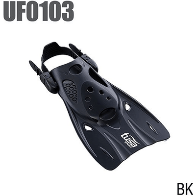 TUSA Large / Black TUSA SPORT UF0103 Compact Snorkeling Fins