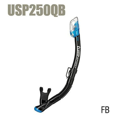 TUSA Fishtail Blue TUSA Sport USP-250 Dry Top Snorkel