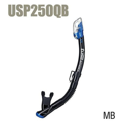 TUSA Metallic Blue TUSA Sport USP-250 Dry Top Snorkel