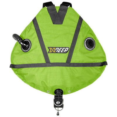 xDeep Sidemount System M - 4 x 1.5kg / Lime xDeep -Stealth 2.0 TEC Sidemount System (COLOUR)