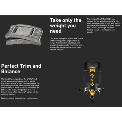 xDeep Sidemount System xDeep -Stealth 2.0 REC Sidemount System