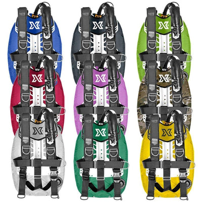XDeep - ZEN Single Wing System - Deluxe Harness (COLOUR) - The ScubaDiving Gear Store