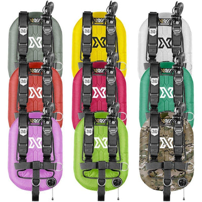 xDeep - ZEOS Single Wing System - Deluxe Harness (COLOUR) - The ScubaDiving Gear Store