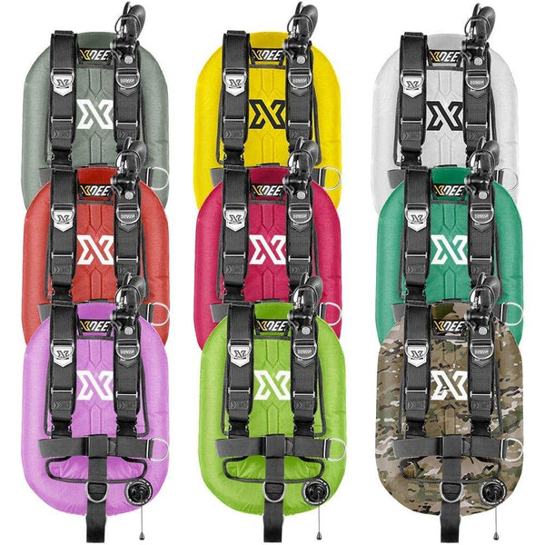 xDeep - ZEOS Single Wing System - Deluxe Harness (COLOUR) - The ScubaDiving Gear Store