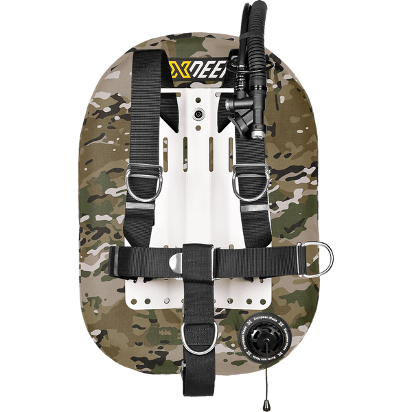 xDeep - ZEOS Single Wing System - Standard Harness (COLOUR) - The ScubaDiving Gear Store