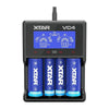 XTAR VC4 - BATTERY CHARGER (including UK plug) - The ScubaDiving Gear Store
