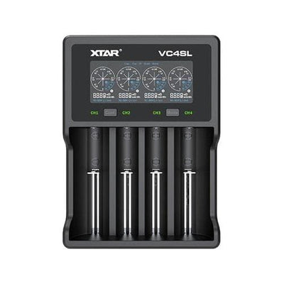 XTAR VC4-SL - BATTERY CHARGER (including UK plug) - The ScubaDiving Gear Store