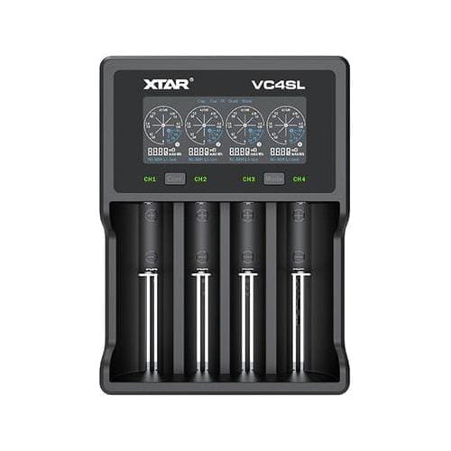 XTAR VC4-SL - BATTERY CHARGER (including UK plug) - The ScubaDiving Gear Store