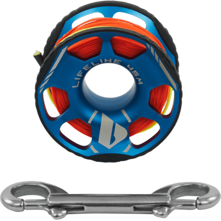 Apeks High Visibility Lifeline Spool - 45m (new version) - The ScubaDiving Gear Store