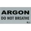 ARGON: "DO NOT BREATHE" Warning Decal - The ScubaDiving Gear Store