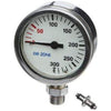 DIRZONE 52mm Naked Pressure Gauge - Chrome - The ScubaDiving Gear Store