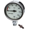 DIRZONE 52mm Naked Pressure Gauge - OXYGEN - The ScubaDiving Gear Store