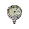 DIRZONE 63mm Naked Pressure Gauge - Chrome - The ScubaDiving Gear Store