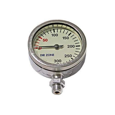 DIRZONE Single Gauge DIRZONE 63mm Naked Pressure Gauge - Chrome