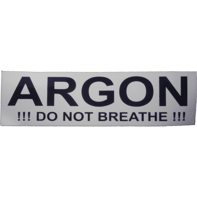 DIRZONE Sticker ARGON (small 17x5 cm) - The ScubaDiving Gear Store