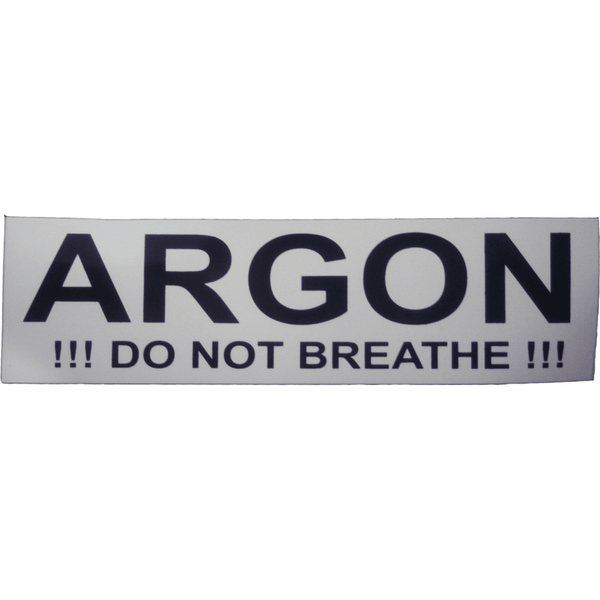 DIRZONE Sticker ARGON (small 17x5 cm) - The ScubaDiving Gear Store
