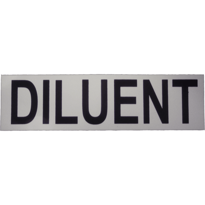DIRZONE Sticker DILUENT (small 17x5 cm) - The ScubaDiving Gear Store