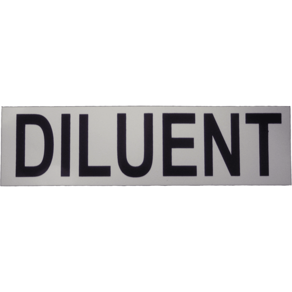 DIRZONE Sticker DILUENT (small 17x5 cm) - The ScubaDiving Gear Store