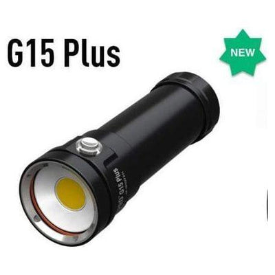 DivePro Video Light 6800mAh / Cable 3amp Divepro G15 Plus 15000 Lumen 92 CRI Video Light