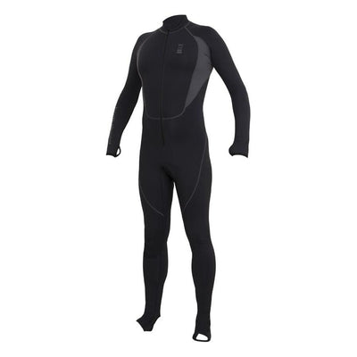 Fourth Element Hydroskin Mens 1 Piece Suit - Black - The ScubaDiving Gear Store