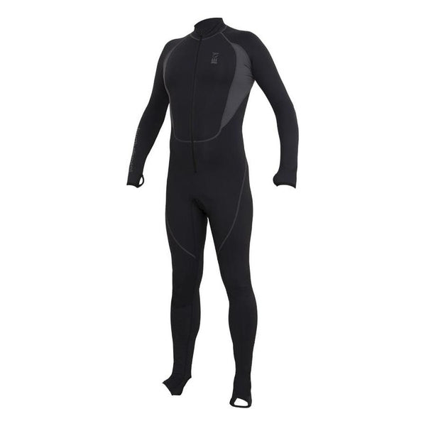 Fourth Element Hydroskin Mens 1 Piece Suit - Black - The ScubaDiving Gear Store