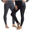 Fourth Element J2 Mens Leggings Grey Black - The ScubaDiving Gear Store